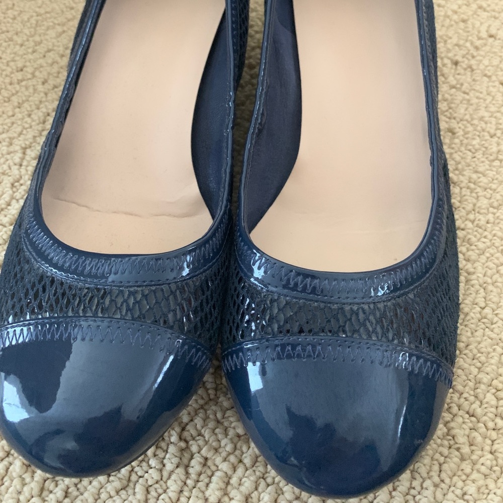 Cole Haan Navy Wedges